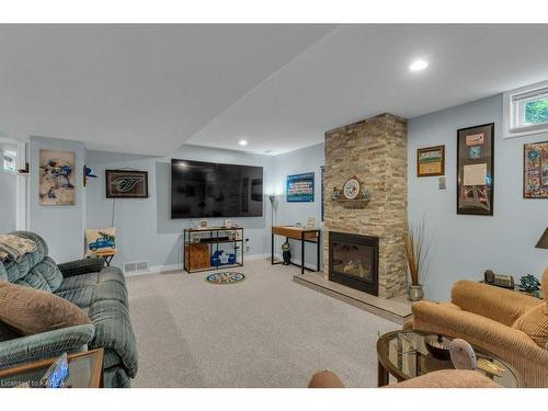 888 Ringstead Street, Kingston, ON - Indoor Photo Showing Living Room With Fireplace