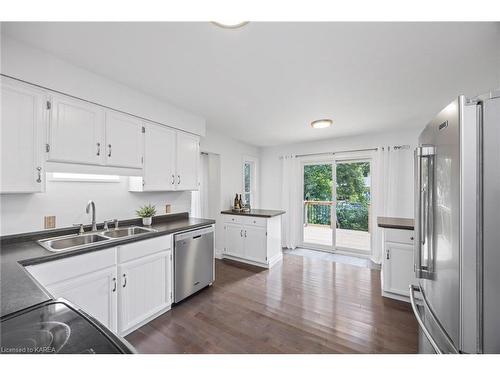 917 Ambleside Crescent, Kingston, ON - Indoor Photo Showing Kitchen With Double Sink