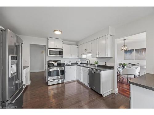 917 Ambleside Crescent, Kingston, ON - Indoor Photo Showing Kitchen With Double Sink