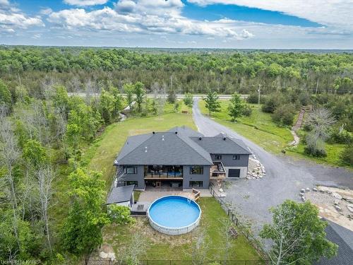 962 Irish Road, Odessa, ON - Outdoor With Above Ground Pool With View