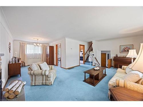 226 Welborne Avenue, Kingston, ON - Indoor Photo Showing Living Room With Fireplace