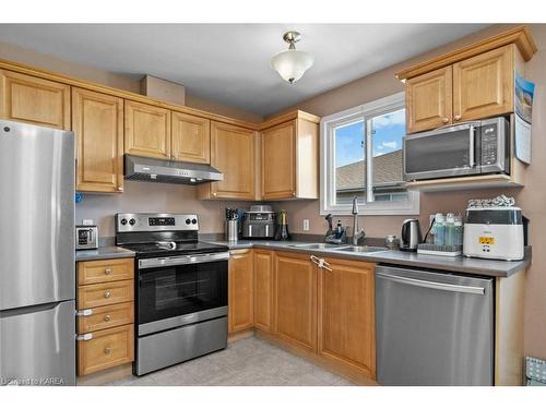 1289 Birchwood Drive, Kingston, ON - Indoor Photo Showing Kitchen With Double Sink