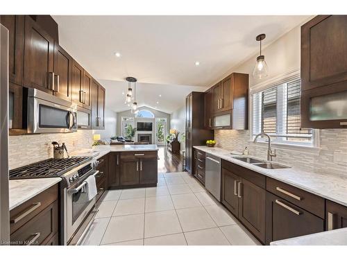 1231 Lisbon Place, Kingston, ON - Indoor Photo Showing Kitchen With Double Sink With Upgraded Kitchen