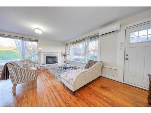 220 Indian Road, Kingston, ON - Indoor Photo Showing Living Room With Fireplace