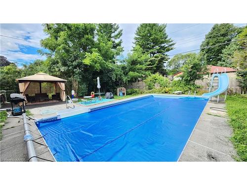 180 Hawthorne Avenue, Kingston, ON - Outdoor With In Ground Pool With Backyard