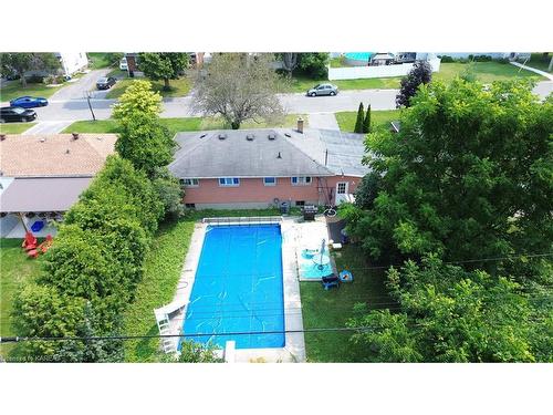 180 Hawthorne Avenue, Kingston, ON - Outdoor With In Ground Pool