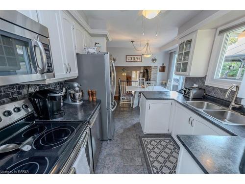 297 Donell Court, Kingston, ON - Indoor Photo Showing Kitchen With Double Sink