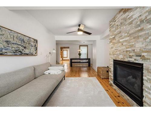 11 Raglan Road, Kingston, ON - Indoor Photo Showing Living Room With Fireplace