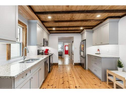 11 Raglan Road, Kingston, ON - Indoor Photo Showing Kitchen With Double Sink