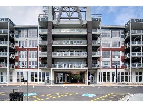 308-130 Water Street Street, Gananoque, ON - Outdoor With Balcony With Facade