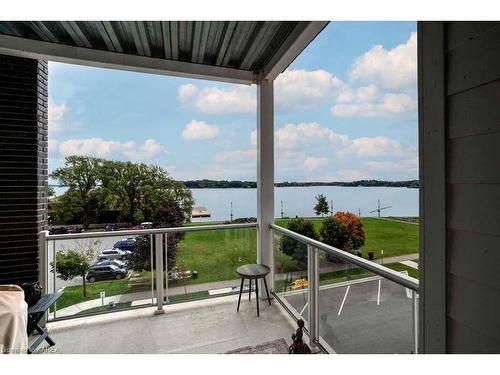 308-130 Water Street Street, Gananoque, ON - Outdoor With Body Of Water With Balcony With View With Exterior