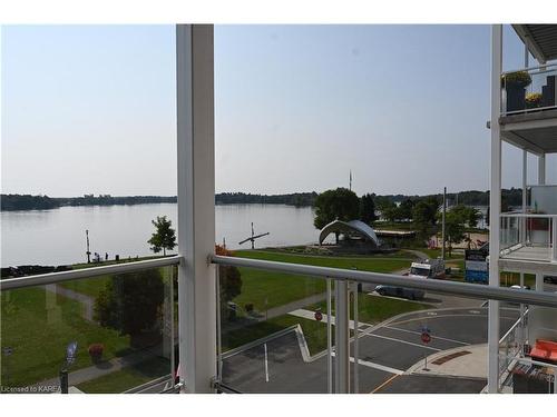 308-130 Water Street Street, Gananoque, ON - Outdoor With Body Of Water With Balcony With View