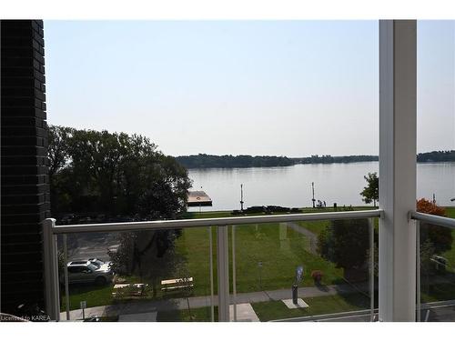 308-130 Water Street Street, Gananoque, ON - Outdoor With Body Of Water With Balcony With View