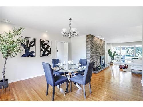 273 Roger Road, Ottawa, ON - Indoor Photo Showing Dining Room With Fireplace