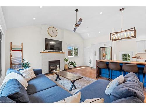 329 Arrowhead Place, Kingston, ON - Indoor Photo Showing Living Room With Fireplace