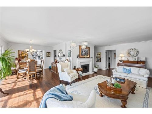 372 Dundas Street W, Napanee, ON - Indoor Photo Showing Living Room With Fireplace