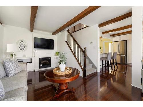 4068 County Road 29, Elizabethtown, ON - Indoor Photo Showing Living Room With Fireplace