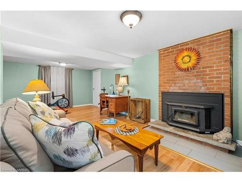 102 Wright Place, Napanee, ON - Indoor Photo Showing Living Room With Fireplace