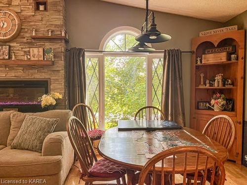 939 Ellen Avenue, Kingston, ON - Indoor Photo Showing Dining Room With Fireplace