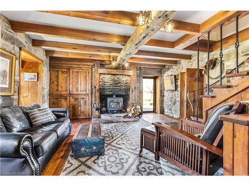 2478 Middle Road, Kingston, ON - Indoor Photo Showing Living Room With Fireplace