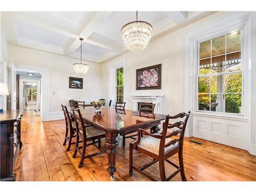 373 Dundas Street W, Napanee, ON - Indoor Photo Showing Dining Room With Fireplace