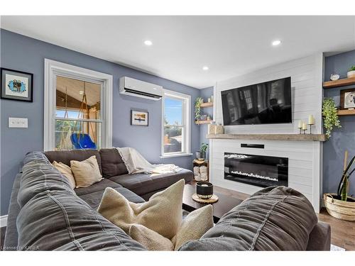 581 Concession Road 8, Westport, ON - Indoor Photo Showing Living Room With Fireplace