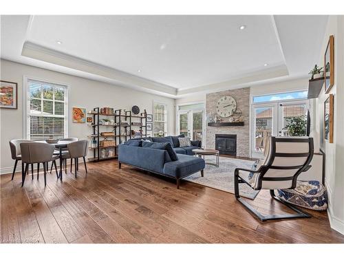 413 Westgate Court, Kingston, ON - Indoor Photo Showing Living Room With Fireplace