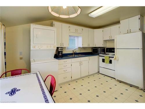 1264 Head Road, Cloyne, ON - Indoor Photo Showing Kitchen With Double Sink