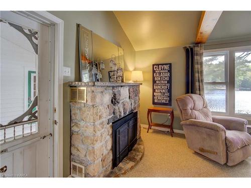 1264 Head Road, Cloyne, ON - Indoor Photo Showing Other Room With Fireplace