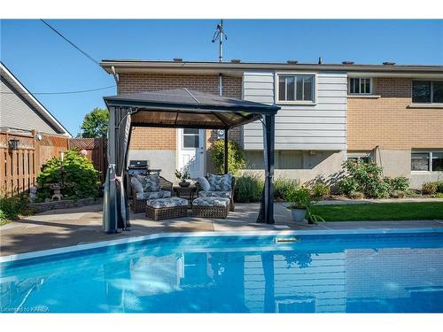 981 Hudson Drive, Kingston, ON - Outdoor With In Ground Pool With Backyard With Exterior