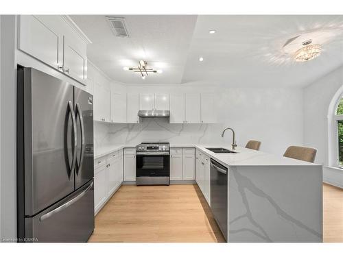 59 Wilfred Crescent, Kingston, ON - Indoor Photo Showing Kitchen With Double Sink With Upgraded Kitchen