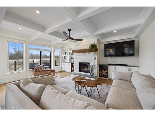 236 Mill Pond Place, Kingston, ON - Indoor Photo Showing Living Room With Fireplace