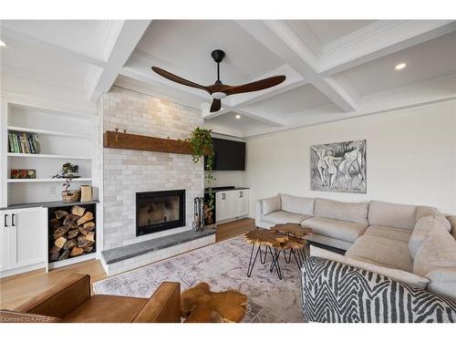 236 Mill Pond Place, Kingston, ON - Indoor Photo Showing Living Room With Fireplace