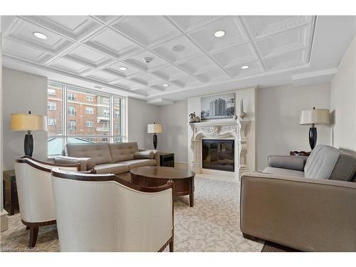 1303-5 Gore Street, Kingston, ON - Indoor Photo Showing Living Room With Fireplace