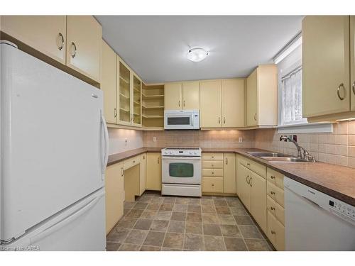 25 Helen Street, Kingston, ON - Indoor Photo Showing Kitchen With Double Sink