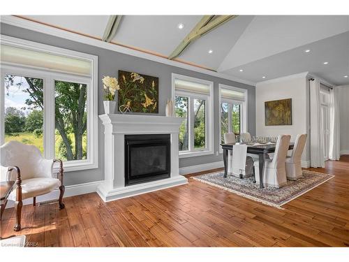 474 Dundas Street, Napanee, ON - Indoor Photo Showing Living Room With Fireplace