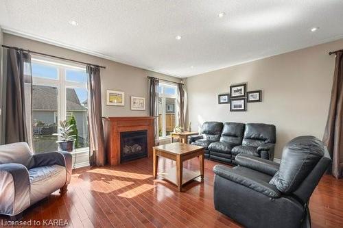 1151 Escala Crescent, Kingston, ON - Indoor Photo Showing Living Room With Fireplace