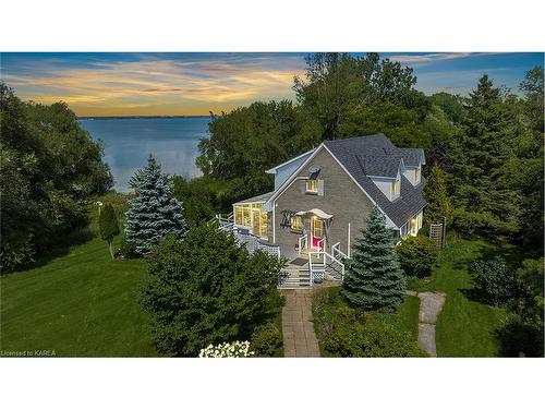 9820 Front Road, Stella, ON - Outdoor With Body Of Water With View