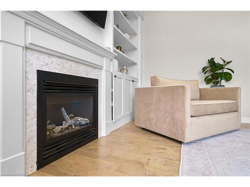 501 Savannah Court, Kingston, ON - Indoor Photo Showing Living Room With Fireplace