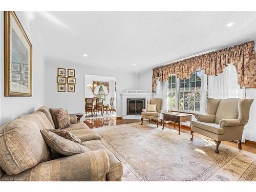 1285 Channelview Road, Kingston, ON - Indoor Photo Showing Living Room With Fireplace