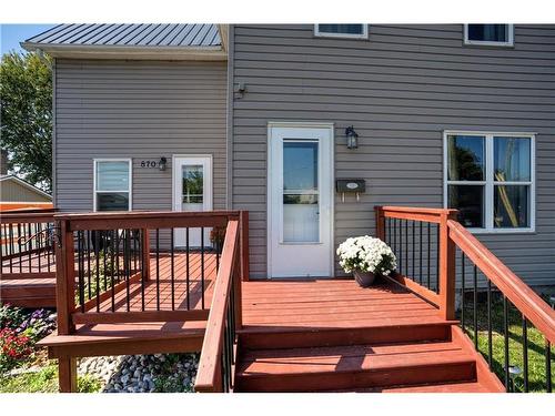 870 Stone Street N, Gananoque, ON - Outdoor With Deck Patio Veranda With Exterior