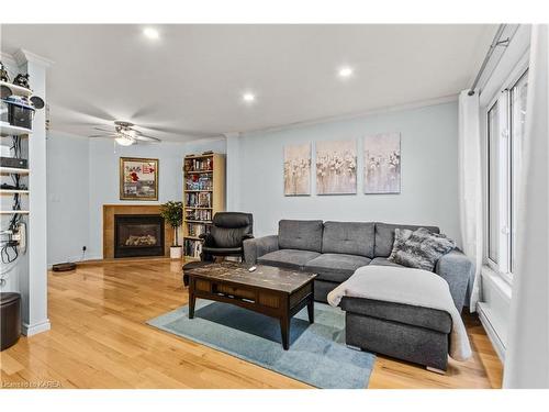 63 Joyce Street, Kingston, ON - Indoor Photo Showing Living Room With Fireplace