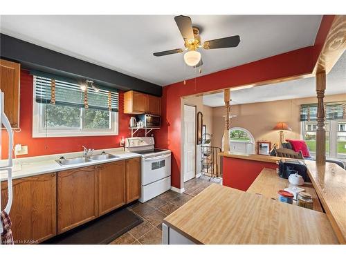 720 Ridley Drive, Kingston, ON - Indoor Photo Showing Kitchen With Double Sink