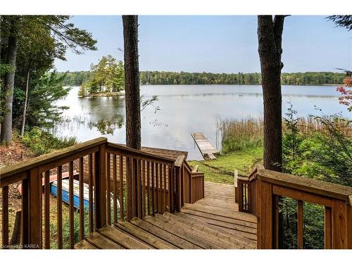 1054 Earl Bay Lane, Arden, ON - Outdoor With Body Of Water With Deck Patio Veranda With View