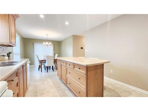 1468 Birchwood Drive, Kingston, ON - Indoor Photo Showing Kitchen With Double Sink