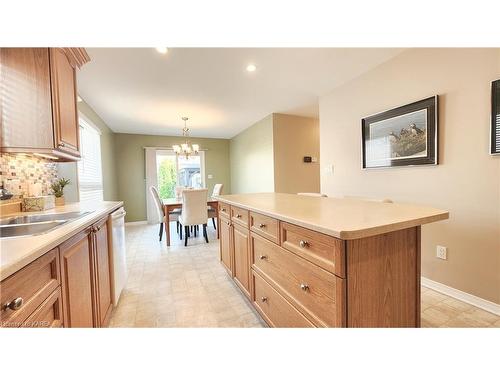 1468 Birchwood Drive, Kingston, ON - Indoor Photo Showing Kitchen With Double Sink