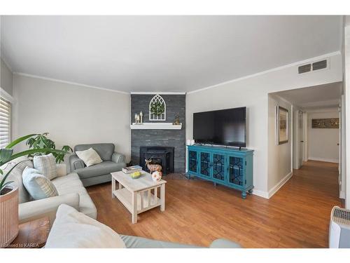 4221 Bath Road, Kingston, ON - Indoor Photo Showing Living Room With Fireplace