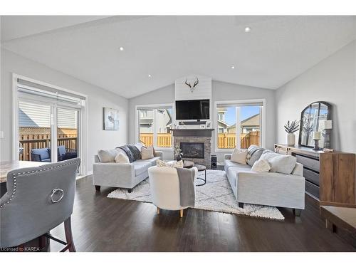 952 Edward Riley Drive, Kingston, ON - Indoor Photo Showing Living Room With Fireplace