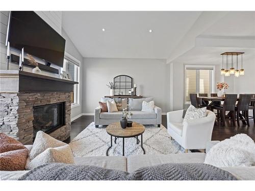 952 Edward Riley Drive, Kingston, ON - Indoor Photo Showing Living Room With Fireplace