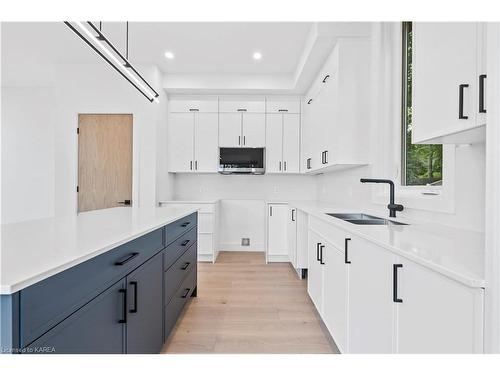 326 Nicholson Pt Road, Bath, ON - Indoor Photo Showing Kitchen With Double Sink